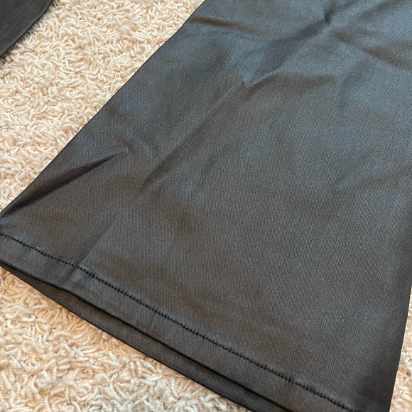 Petite Luna Faux Leather Flare Jeans - Picture 7 of 8